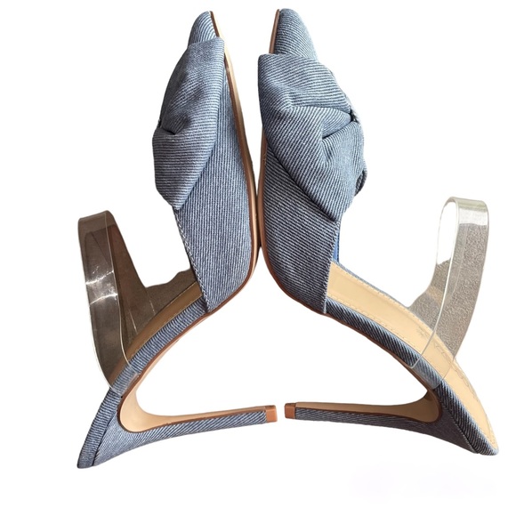 Shoedazzle Sashi Slip On Pump Denim Size 7 - Picture 6 of 11